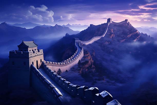 une image de la grande muraille de chine